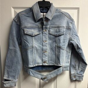 NWT LNDN Organic Cotton Denim Jacket Size Large